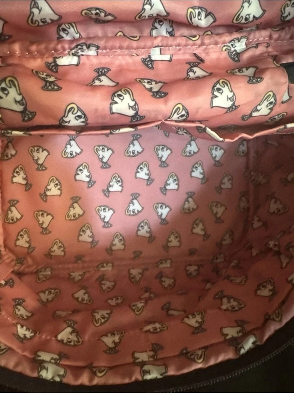 Petunia Pickle Bottom Beauty & the Beast  Cosmetic Case with Rose Gold Accents